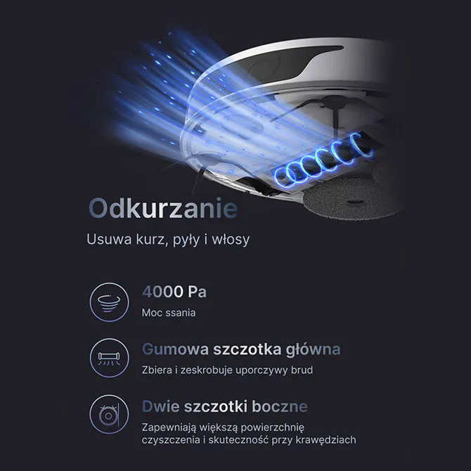 Robot sprzątający samojezdny