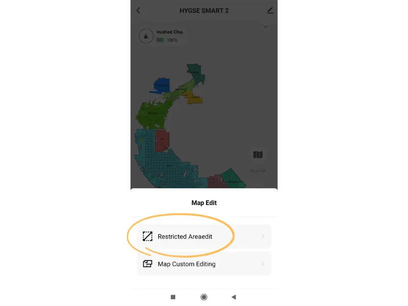 Tworzenie wirtualnej ściany. Funkcja „Restrict Area"