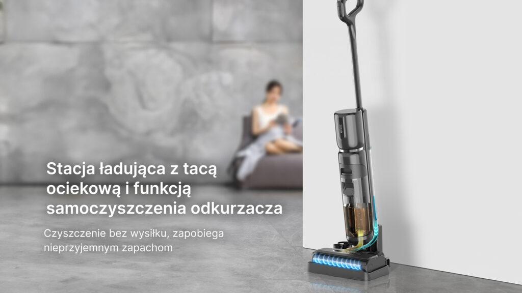 Odkurzacz myjący ze stacją dokującą Hygse  Akva